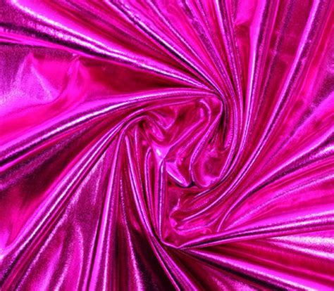 pink metallic fabric